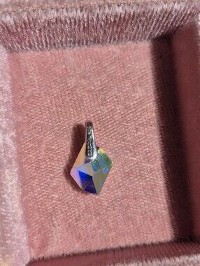 Tocara-Aurora Crystal Cube Pendant  - Iridescent